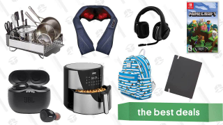 Friday's Best Deals: New iPad Air, <i>Minecraft</i> on Switch, Ghost Paper Notebooks, Apple Watch Series 6, KitchenAid Dish Rack, Naipo Shiatsu Massager, and More